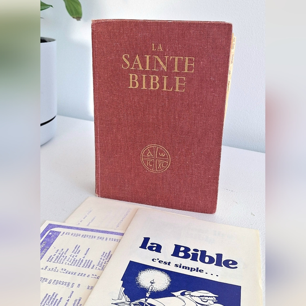 The Holy Bible with divider tabs